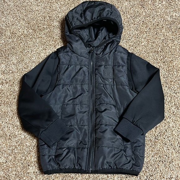 Under Armour Other - *final drop* UA 2fer Hoodie Vest little boys size 7